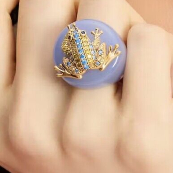 Kate Spade Take the Leap Cocktail Ring - Picture 1 of 11
